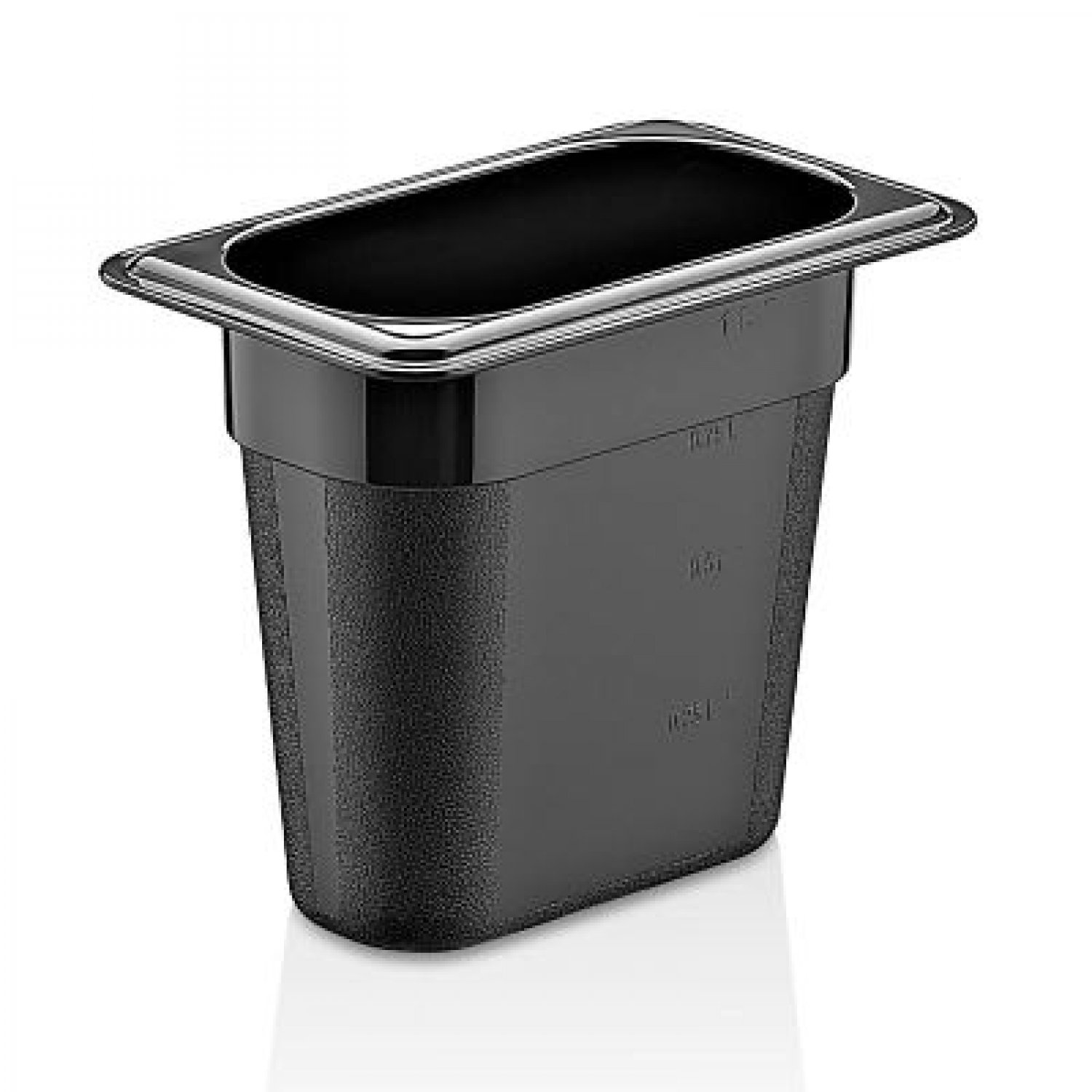 GN PC CONTAINERS 150 mm 1 Lt - 33 Oz - GNP-19150 - Black UH0F
