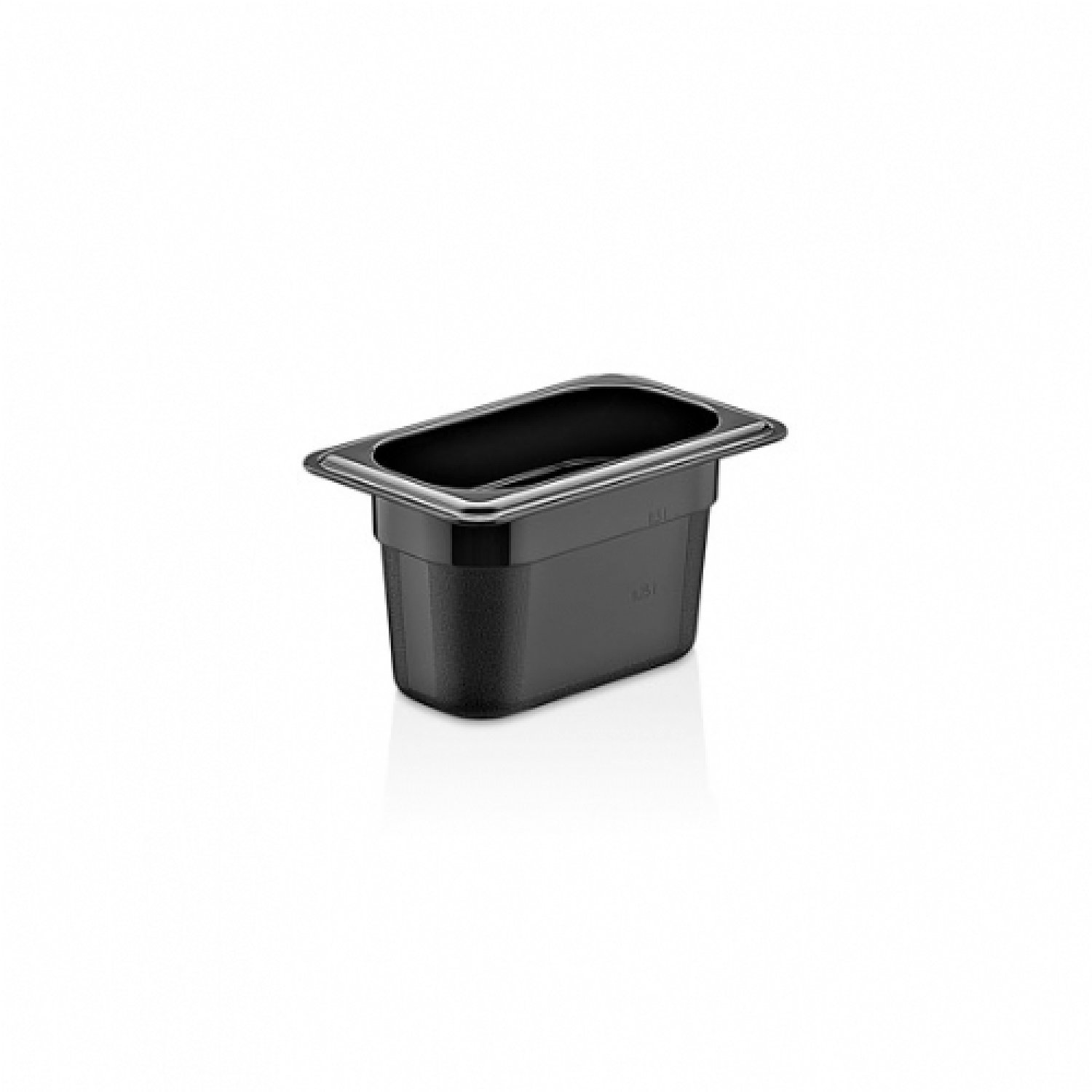 GN PP CONTAINER 100 mm 0,75 Lt - 25 Oz - GNPP-19100 - Black 8JKI