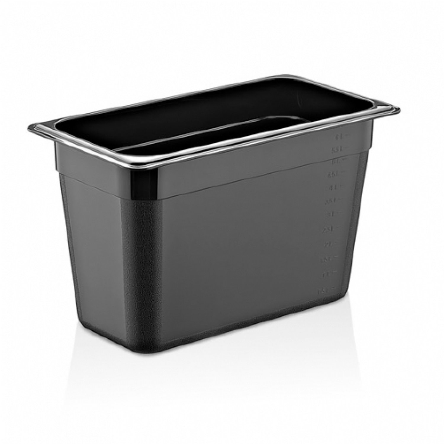 GN PP CONTAINER 200 mm 4,5 Lt - 152 Oz - GNPP-14200 - Black FHAK