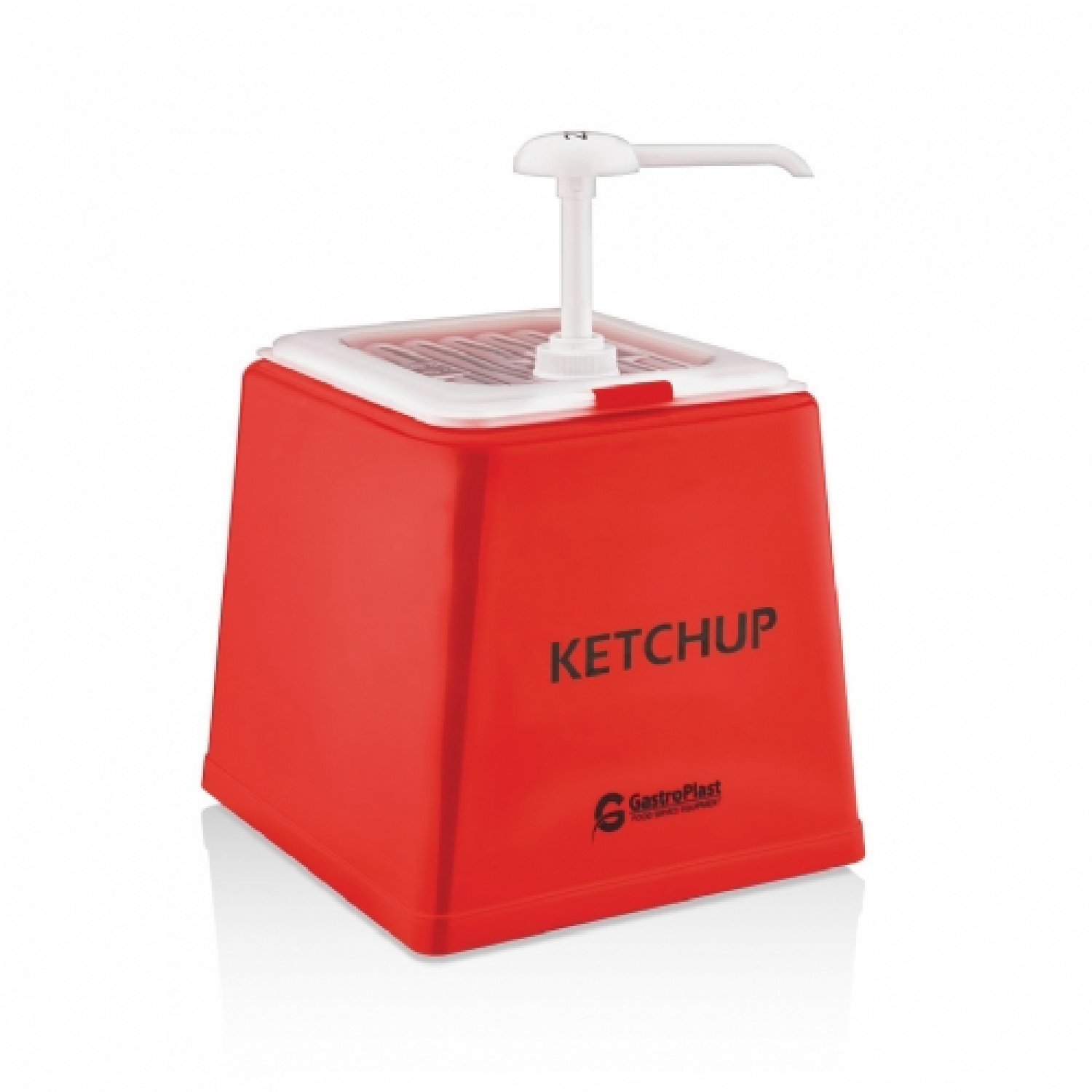 Ketchup Pump Dispenser GNPP 1/6 200 mm -  GDK-01 - Red YC7O