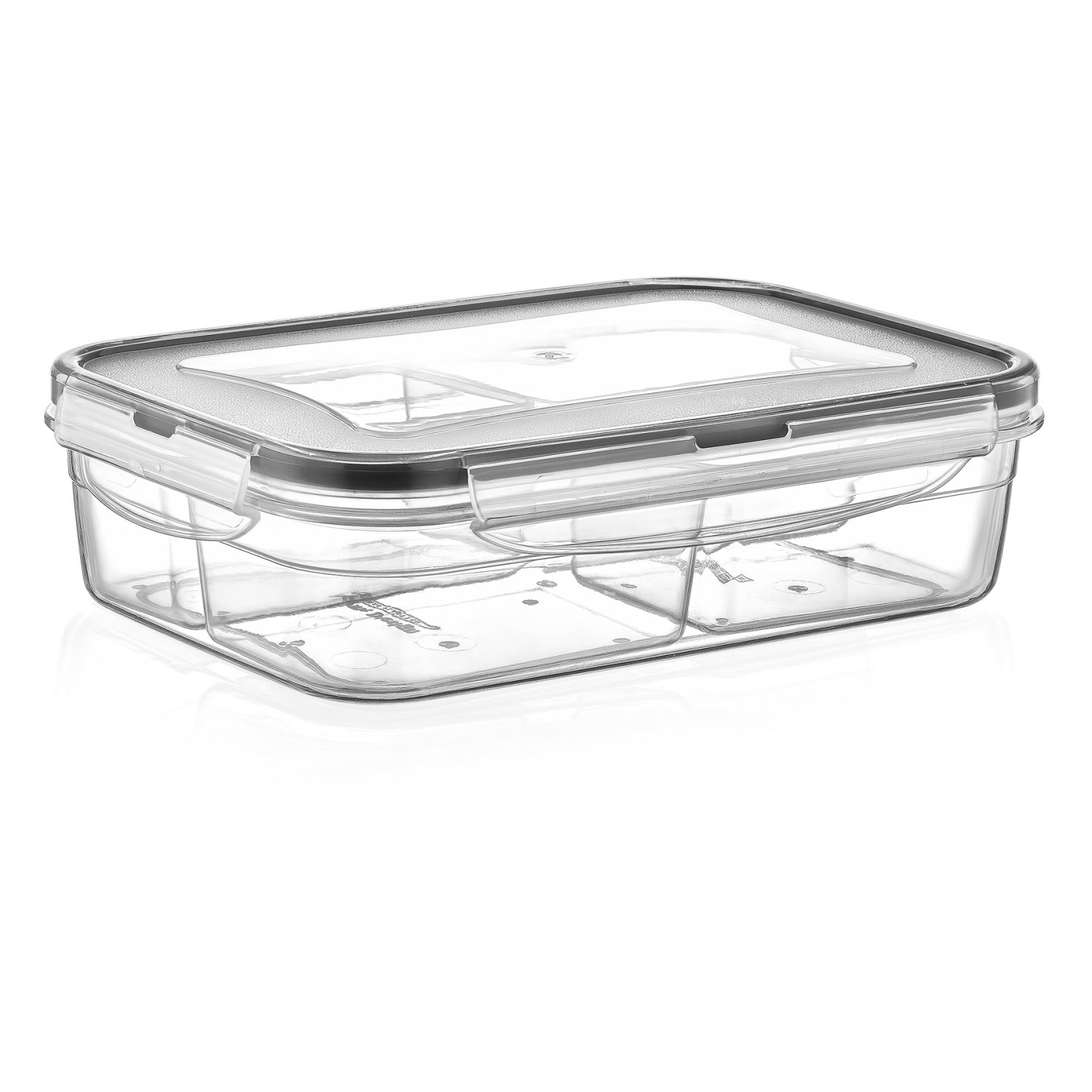 LC-530 FRESH BOX WITH 3 X REMOVABLE COMPARTMENT (0,5 LT. + 0,25 LT. + 0,25 LT.) - Transparent J7UP