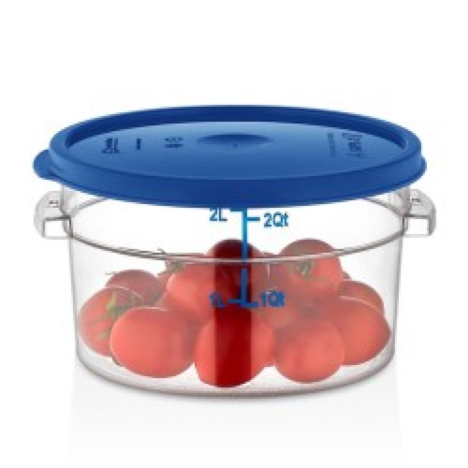 PC Round Container - GRP-2 - 2.1Lt-71Oz - Clear TIUZ