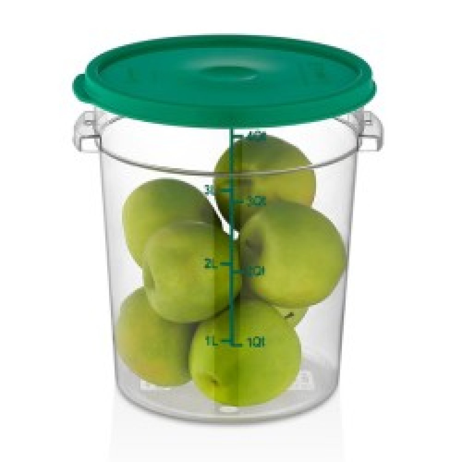 PC Round Container - GRP-4 - 4.2 Lt - 142 Oz - Clear JR79