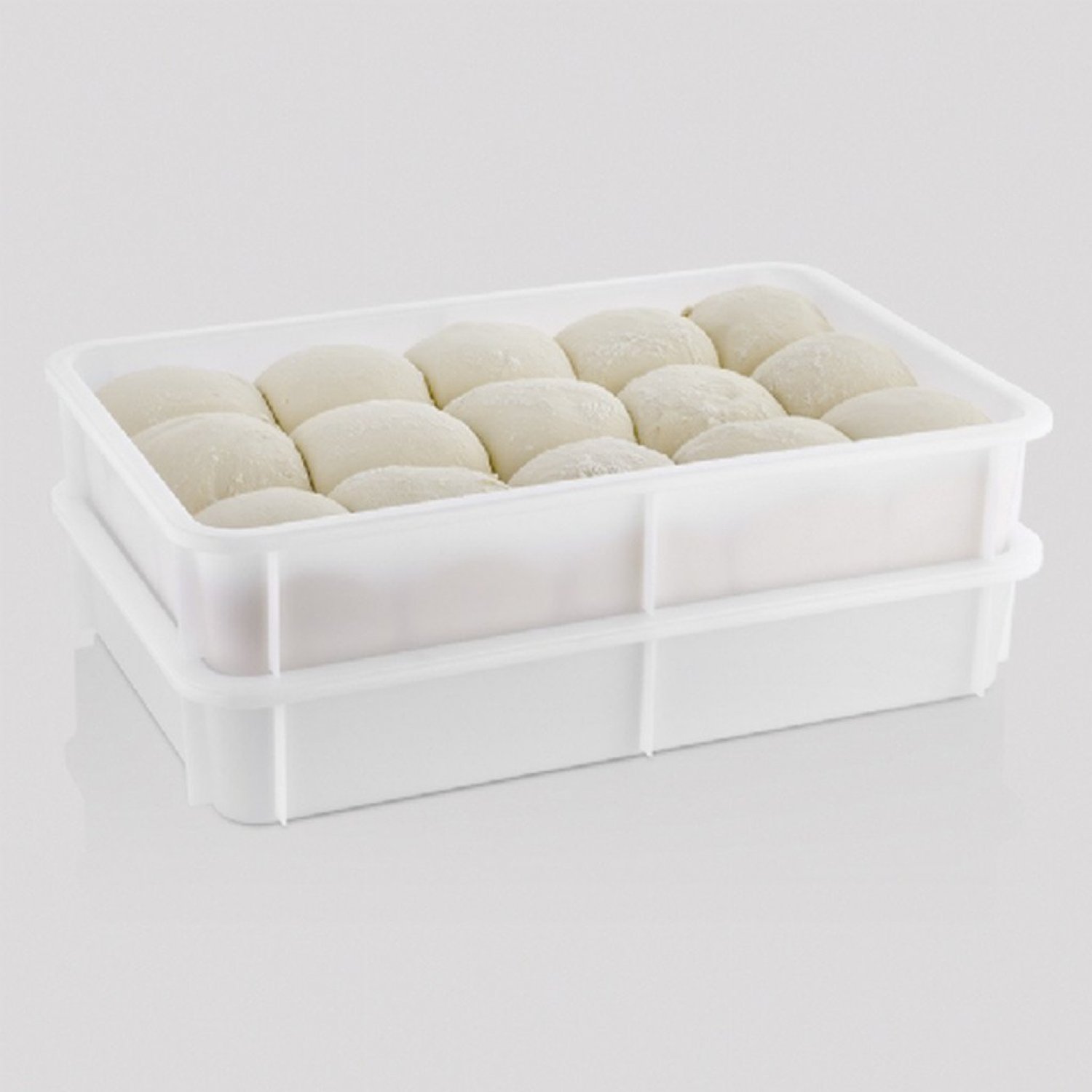 Pizza Dough Box - 600 x 400 x 75 mm - GPH-75 - White SRGB
