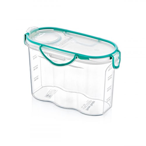 SA-580 FRESH BOX DRY FOOD CONTAINER NO: 1 (1,2 LT. ) - Transparent