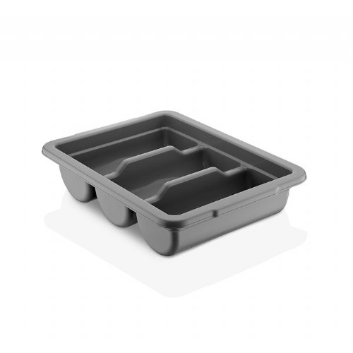 Cutlery Box 3 Compartment - GK-03 - Black
