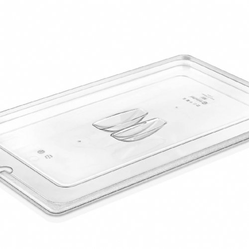 GN 1/3 Notched Lids For Gn Pc Container - GNPL-13N - Clear