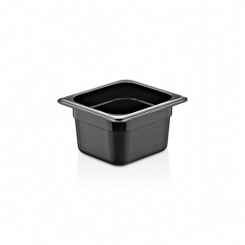 GN PP CONTAINER 100 mm 1,25 Lt - 42 Oz - GNPP-16100 - Black