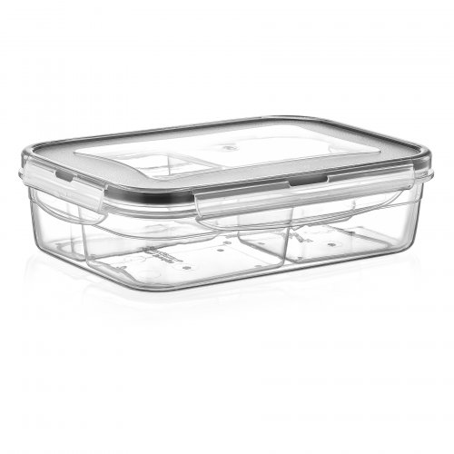 LC-530 FRESH BOX WITH 3 X REMOVABLE COMPARTMENT (0,5 LT. + 0,25 LT. + 0,25 LT.) - Transparent