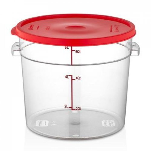 PC Round Container - GRP-1 - 0.95Lt-32Oz - Clear